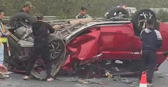 Tài xế thoát chết thần kỳ sau vụ va chạm trên cao tốc Pháp Vân