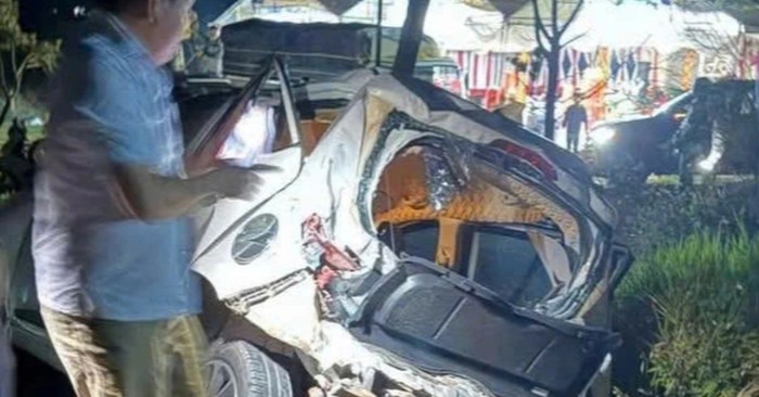 Xe chở mủ cao su gây tai nạn liên hoàn, người đi bộ tử vong