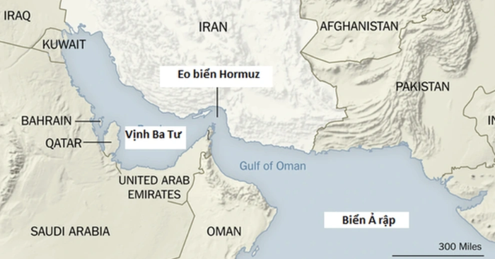 Eo biển Hormuz tê liệt