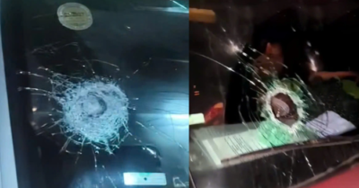 Nghi vấn ném đá vào ô tô trên cao tốc qua Quảng Trị