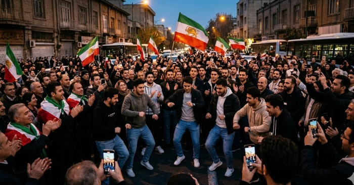 Làn sóng người Iran nhảy điệu Trump lan rộng sau vụ không kích