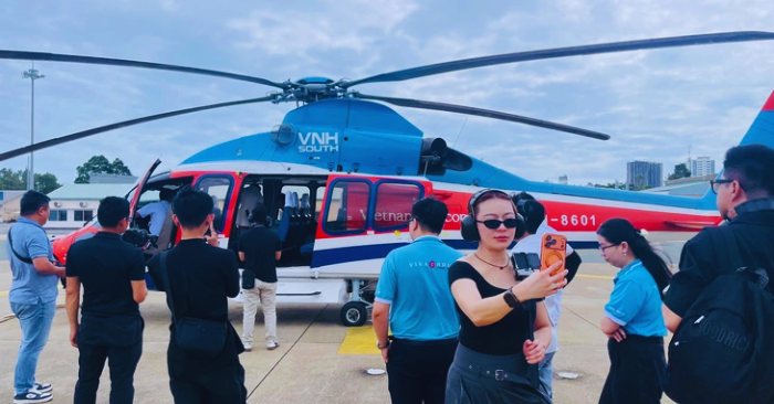 Tour trực thăng ngắm cảnh TP.HCM và Vũng Tàu chính thức khởi hành