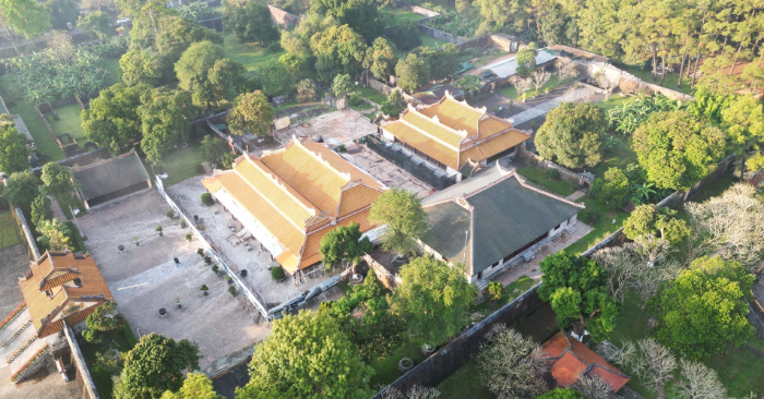 Trùng tu lăng Tự Đức - Nhà hát Minh Khiêm Đường sắp hoàn thành