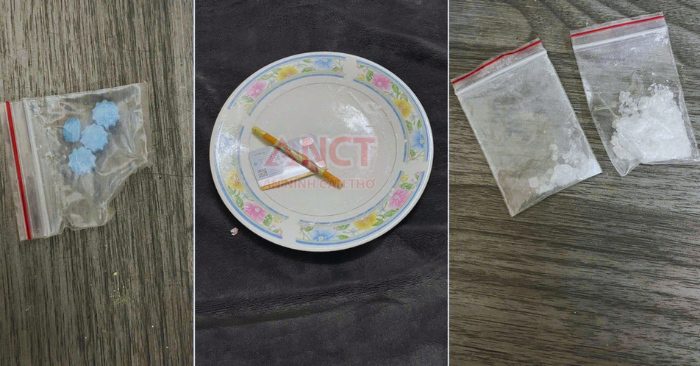 Sử dụng ma túy tập thể trong phòng ngủ tại Cần Thơ