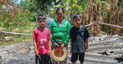 Ngôi nhà hóa tro, chồng bỏng nặng gia đình  trắng tay