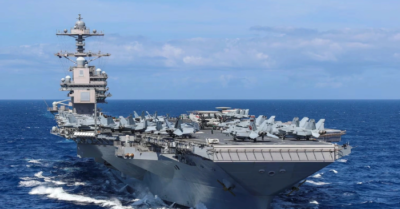 Uss gerald r. ford: Mỹ đưa tàu sân bay trở lại biển Đỏ