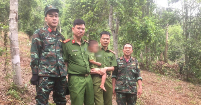 Cháu bé 3 tuổi mất tích trong rừng Thái Nguyên đã được tìm thấy