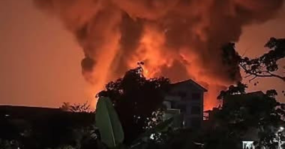 Hỏa hoạn tại Đông Anh: Cháy lớn bãi tập kết dung môi kèm tiếng nổ