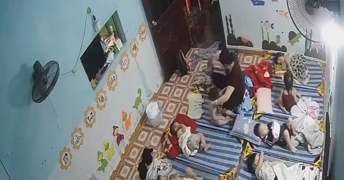 Hưng Yên xác minh clip bé mầm non nghi bị bạo hành tại trường tư