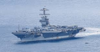 Tàu sân bay Mỹ USS Gerald R. Ford chuẩn bị rời khỏi Trung Đông
