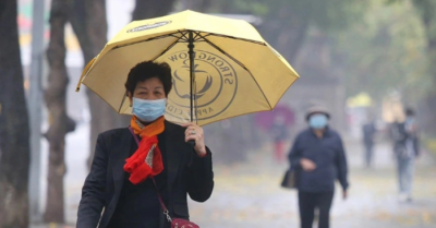 Không khí lạnh tràn về gây mưa dông trên diện rộng tại miền Bắc