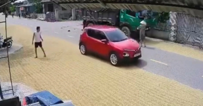 Phơi thóc chiếm lòng đường và hệ lụy pháp lý khôn lường