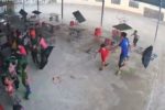 Gió lốc ở Lào Cai gây náo loạn tại một trường tiểu học vùng cao