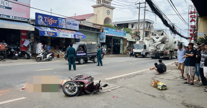 Xe bồn phục vụ dự án cao tốc cán tử vong người đi xe máy