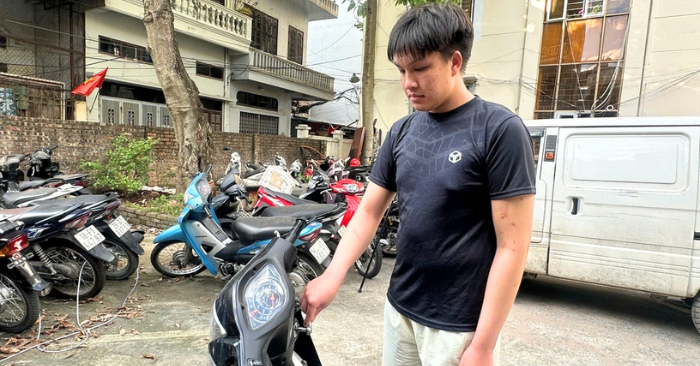 Trộm xe máy ở Hà Đông, bẻ khóa trong chớp nhoáng