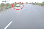 Taxi đi ngược chiều trên cao tốc Pháp Vân vì lý do lạc đường