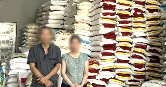 Gạo giả: Cặp vợ chồng giám đốc tại Ninh Bình bị bắt giữ