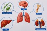 Ung thư phổi di căn đến hạch, xương, não, gan và tuyến thượng thận