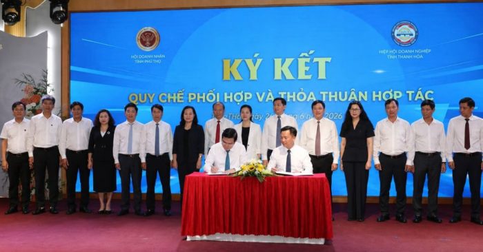 Phú Thọ và Thanh Hóa Ký kết hợp tác xúc tiến thương mại và đầu tháng 4 năm 2026