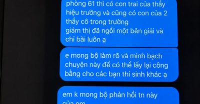 Điểm thi Lê Trực bị tố tiêu cực, Quảng Trị lập tức xác minh