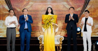 Cô gái Thanh Hóa vượt 30 thí sinh đăng quang hoa hậu du lịch