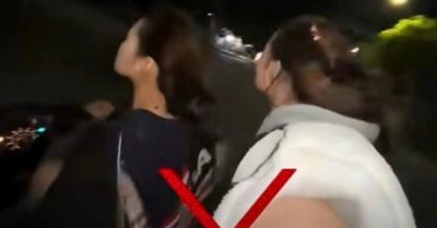 Thiếu nữ 15 tuổi lái xe máy không biển số, bạn ngồi sau quay clip ghi lại