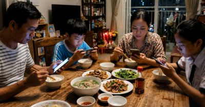 Gia đình giữ nếp cơm chung dù mỗi người mỗi giờ giấc khác nhau