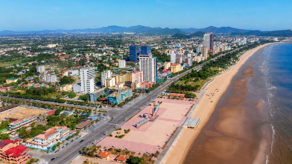 Diện mạo đô thị biển Cửa Lò hiện đại, thúc đẩy chu kỳ tăng trưởng mới cho du lịch, dịch vụ và bất động sản.