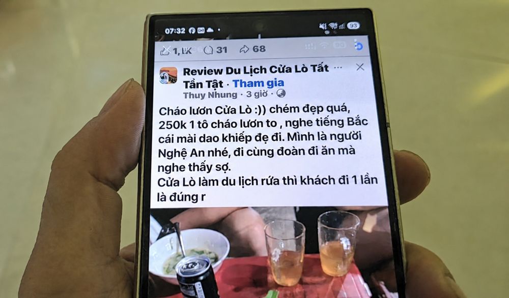 Chủ quán lên tiếng về vụ bát cháo lươn 250.000 đồng ở Cửa Lò sau phản ánh của thực khách, thu hút nhiều sự chú ý.