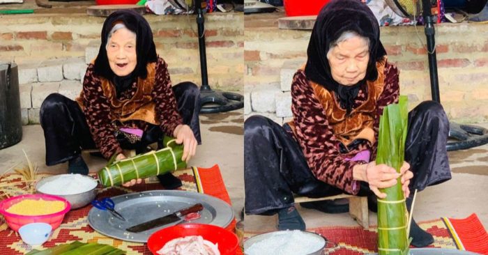 Cụ bà 95 tuổi ở Thái Nguyên có 10 người con vẫn tự trồng rau, nấu cơm bằng bếp củi, khiến nhiều người ngưỡng mộ.