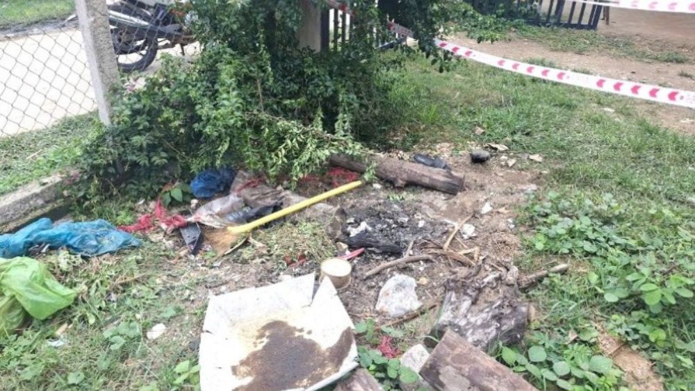Hiện trường vụ nổ khiến một người đàn ông tử vong, cơ quan chức năng đang điều tra nguyên nhân vụ việc.