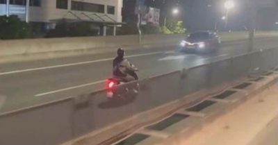 Nam thanh niên đi ngược chiều Vành đai 3, tông trúng ô tô