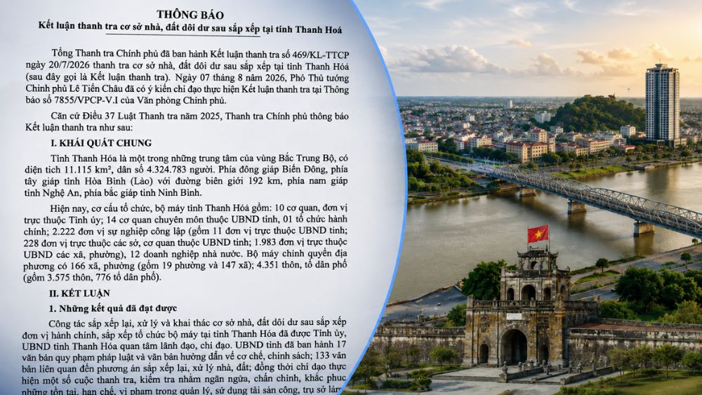 Thanh Hóa còn 1.000 cơ sở dôi dư, hơn 400 cơ sở chưa có “sổ”, đặt ra yêu cầu khẩn trương rà soát, hoàn thiện hồ sơ quản lý.