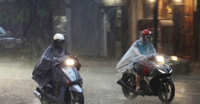 Áp thấp nhiệt đới, miền Bắc đã đối mặt mưa lớn