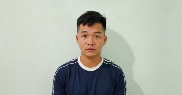 Lê Minh Quy, đối tượng bị truy nã đặc biệt, vừa bị lực lượng công an phát hiện và bắt giữ tại phường Rạch Giá sau thời gian lẩn trốn.