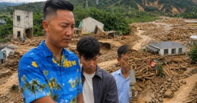 Nhận tiền hỗ trợ lũ quét, dân Lai Châu nói gì về Huấn Hoa Hồng