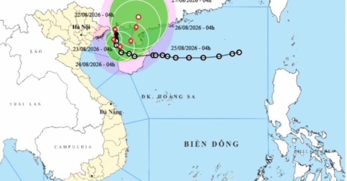 Bão số 4 đang hoạt động trên vùng biển Quảng Ninh - Hải Phòng, người dân cần theo dõi hướng di chuyển và diễn biến mới nhất.