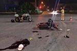 “Đi bão” mừng chiến thắng, hai thanh niên gặp nạn với xe đầu kéo