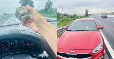 Xác định người ném đá làm vỡ kính xe trên cao tốc Hải Phòng