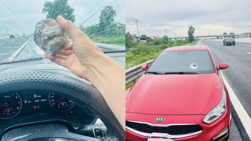 Công an xác định người ném đá vào ô tô đang chạy trên cao tốc, làm rõ vụ việc gây nguy hiểm cho người và phương tiện.