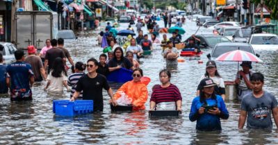 Lũ phủ Bangkok, hơn nửa triệu hộ dân Thái Lan bị ảnh hưởng