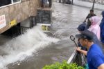 Thanh chắn chống ngập đổ, tầng hầm chung cư Nghệ An ngập sâu 2 mét
