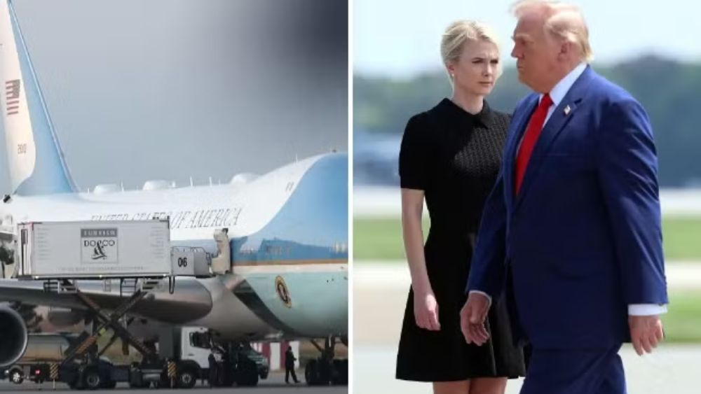 Ông Trump bất ngờ rời Air Force One bằng xe chở suất ăn trong 28 phút nghẹt thở. Điều gì đã xảy ra phía sau hành trình bí mật này?