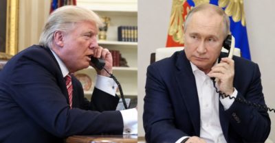 Ông Putin và ông Trump điện đàm một giờ về xung đột Ukraine