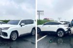 Lexus chặn đầu, dừng giữa cao tốc: Gây tai nạn liên hoàn