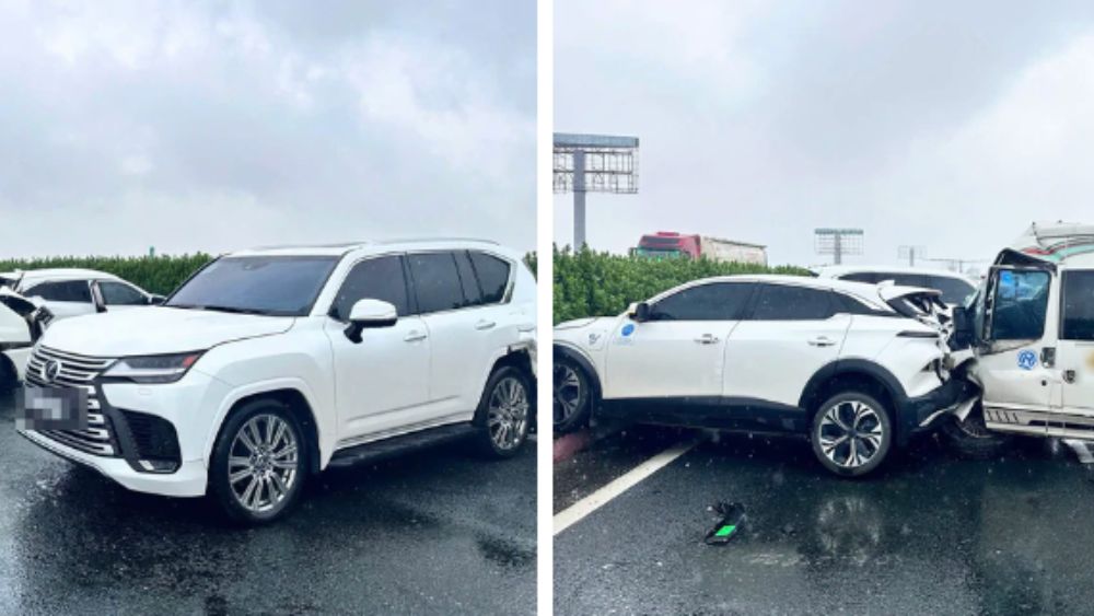 Tai nạn liên hoàn trên cao tốc Pháp Vân - Cầu Giẽ khiến 3 ô tô hư hỏng sau cú va chạm, cơ quan chức năng đang làm rõ vụ việc.