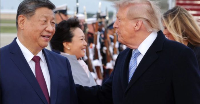 Ông Tập cảnh báo “bẫy Thucydides” giữa lễ đón ông Trump